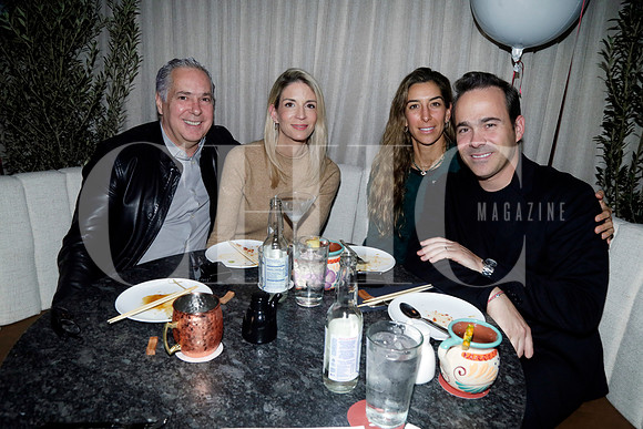 Gilberto Rodríguez, Bárbara Lobeira de Rodríguez, Amiel Ruiz de Martín y Ricardo Martín