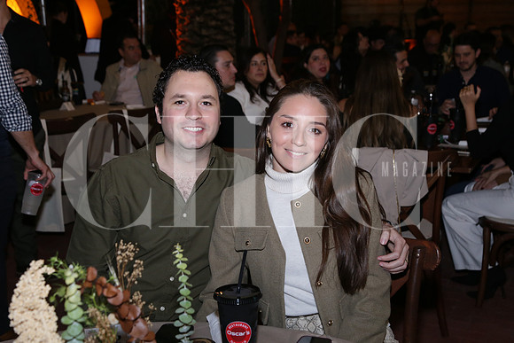 Erik Tamez y Valeria Priante