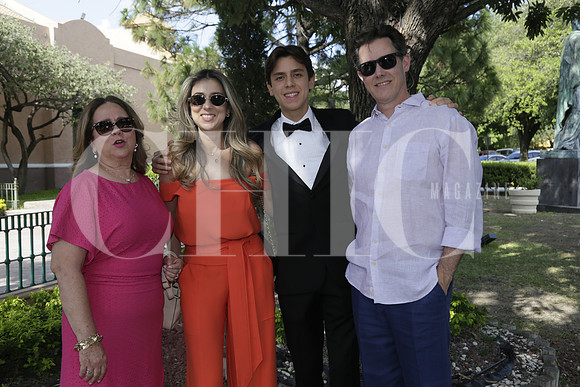 Juliana Bortolocci, Neyde Bortolocci, Santiago López y Rodrigo López