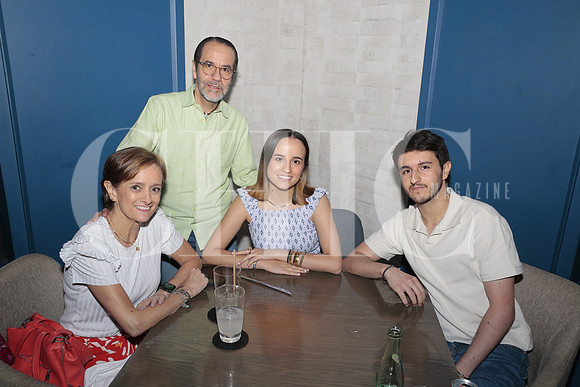 Gabriela Cue, Jorge Ruelas, Paule Ruelas y Mikel Ruelas 2