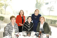Cony Siller de Allen, Reyna García Durán, Patricia Luhrs, Lupita Barrera y Susana García