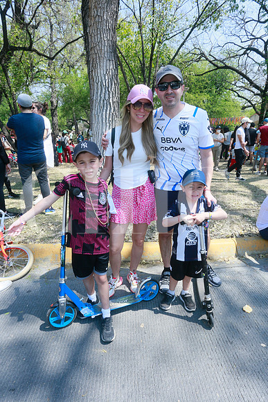 Evelyn Rodríguez, Alejandro Abdo, Alex Abdo y Ricky Abdo