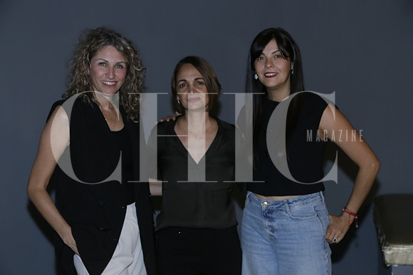 Edna Díaz, Fiorela Decanini y Daly Peña