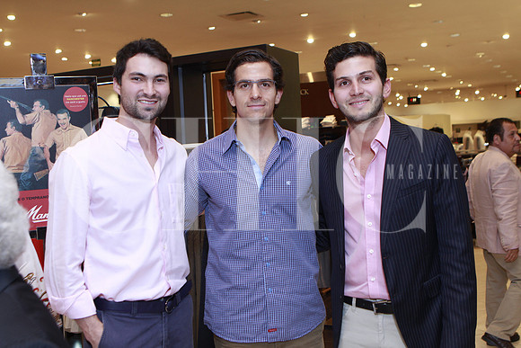 Bernardo Reiter, Eugenio Chavez y Adrián Canavati