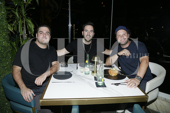 Rodolfo Guerra, Rodrigo Salinas y Adrián Roel