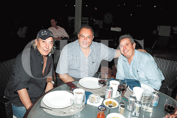 Hernán Sada, Nazario Assad y Andrés Garza