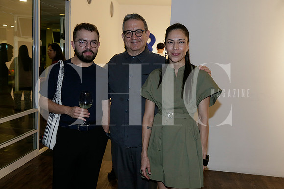 Santiago Utima, Rodrigo Odriozola y Mariana Zamarron