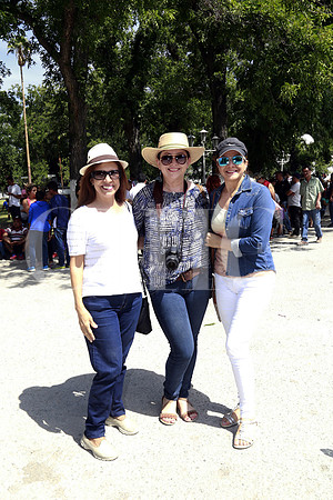 Angélica Martínez, Lucy Ayala y Laura Linares