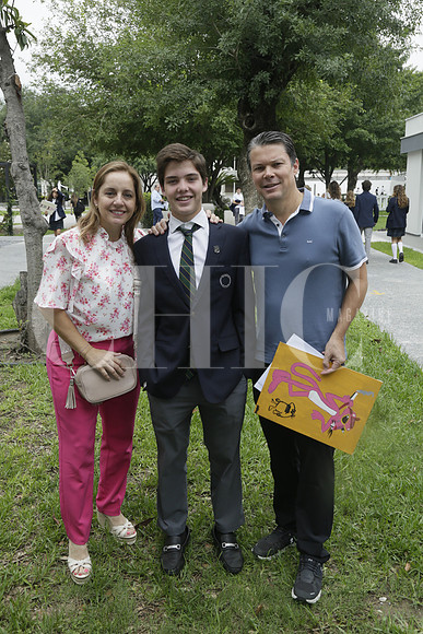 Elisa Armendaiz de Martínez , Mateo Martínez y Americo Martínez