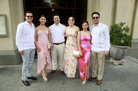 Andrés Tijerina, Karla Valdés, Ricardo Dávila, Ofelia Tijerina,Carla Flores y Lucas Tijerina