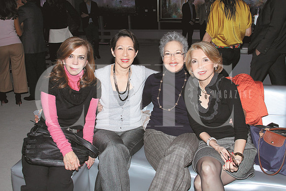 Margarita Manrique, Lilia González, Estrella Guzmán y Lalio Chandler