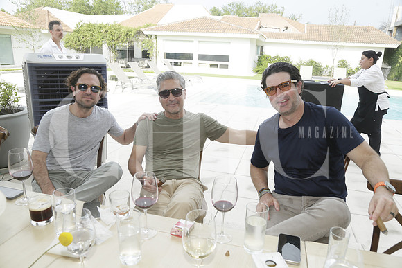 Eduardo Assad, Gabo Elizondo y  Lorenzo Garza