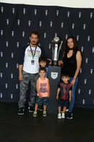 Carlos Marrqouin y Cinthia Valero con sus hijos Maruicio, Patricio y Santiago