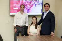 Diego Guzman, Ana Catalina Alvarez Tostado y David Margain