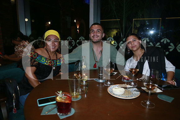 Sury Guzmán, Rodrigo Gualoz y Vianey González