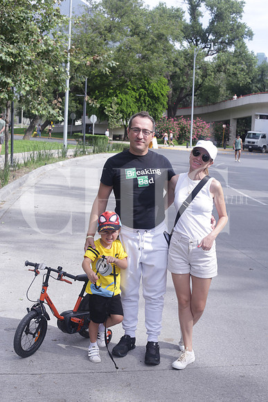Antonio Robertazo, Federico Robertazo y Tatiana Robertazo