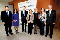 David Garza y Claudia de Garza, Juan Carlos Garza, Consuelo Garza de Garza, Cristina Celada de Garza, Magdalena Margáin de Ramírez y David Noel Ramírez