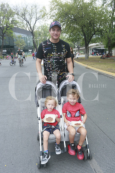 Amauri Cuevas, Jacobo Cuevas y Emiliano Cuevas