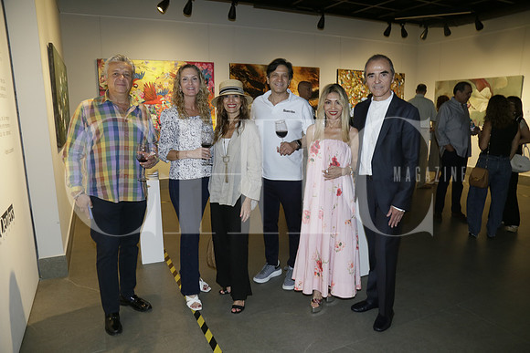 Agustin Suárez, Cristy Backer, Olga MejiaErnesto Villarreal, Martha Carolina Torres y Bernardo Gacía