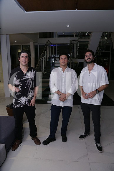 Rodrigo Valdes, Marcelo Cavzos y David Jaso 1