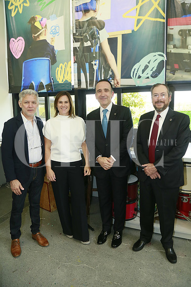 Marco Amaya, Alexandra Amstrong, Ernesto López Clariond y Adrián Lozano