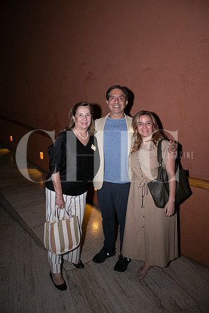 Sara de Cantú, Santiago Clariond y Ana Paula Cantù_