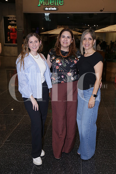 Erika Marcos, Nelly González de Albo y Rebeca Ayala de Albo