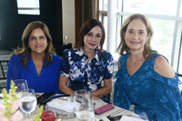 Claudia de la Garza de Canales, Gabriela de Abramo y Ana Lucia de Elizondo