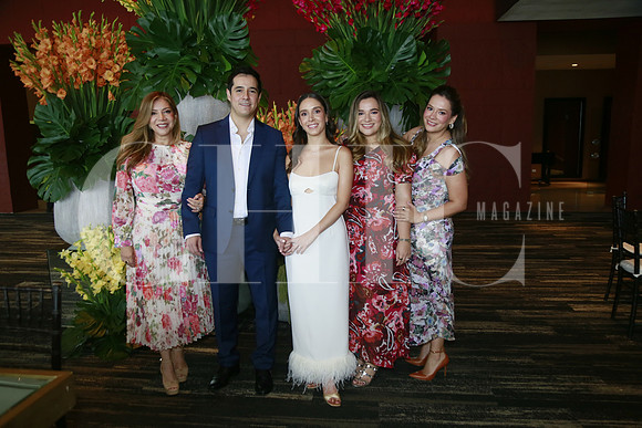 Tere Rojas de Villarreal, Oscar Villarreal, Sofia Guajardo, Valeria Villarreal y Tere Villarreal (2)