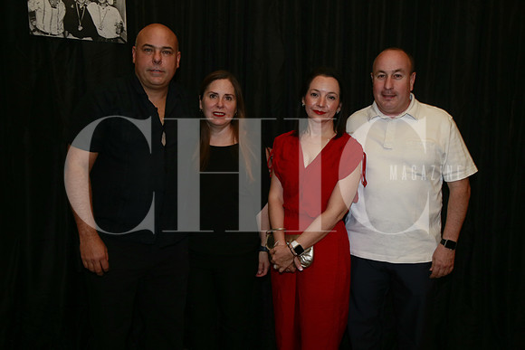 Jorge Aldape, Jessica Leal de Aldape, Edma Martínez y Roberto García