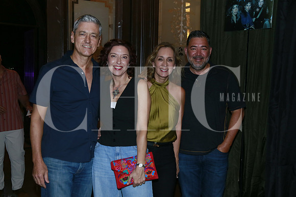 Ricardo Jasso, Sandra Azario de Jasso, Karla Jaramillo de Suárez y Paco Suárez