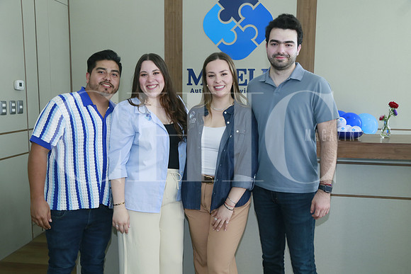 Jonathan Macias, Paula Treviño, Valentina Salvador y Bernardo Garza