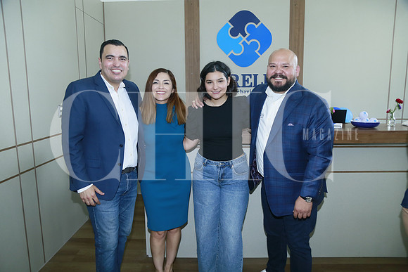 Rodollfo Mireles, Karla Camacho, Valeria Tirado y Gerardo Mireles