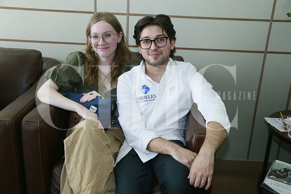 Salma Salas y Sebastian Ventura
