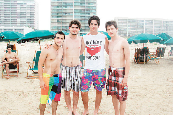 Andrés Sada, Sebastián Brice, Ramiro Montemayor y Érick Murillo