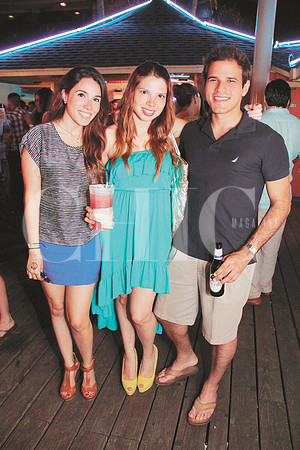 Andrea Castañeda, Seyla Ochoa y Luis González