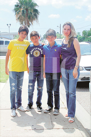 Marcelo Torres, Andrés Montemayor, César Montemayor y Martha Santos