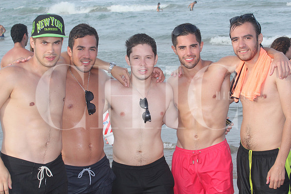 Roberto Sepúlveda, Alejandro González, Raúl Arenas, Pablo Vargas y Benjamín Rendón
