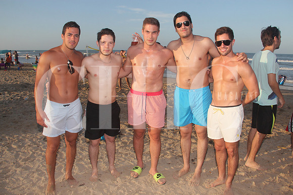Alejandro González, Raúl Arenas, Roberto Sepúlveda, Ricardo Vidal y Pablo Vargas