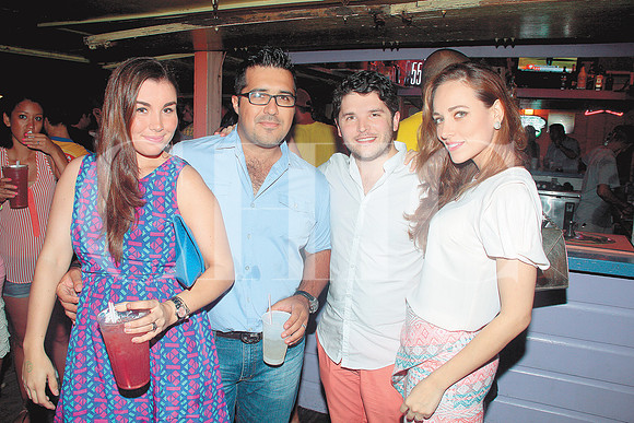 Marcela De León, Manuel Benavides, Jorge Almanza y Lorena Ramos