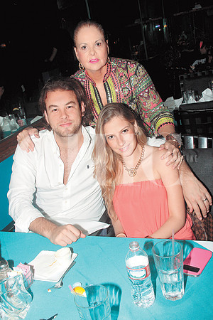 Katina Del Real, Miguel Maldonado y Andrea Livas de Maldonado