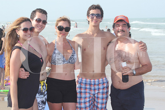 Ana Georgina de Aguillón, Jorge Gamez, Ana Georgina González de Gamez, Fernando Gamez y Jorge Gamez