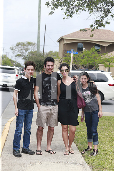 Ivan Gonzalez, Juan Pablo Goznalez, Samantha Mattei de Gozanlez y Paloma Gonzalez