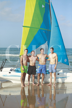 Carlos Morleleon, Diego Maldoando, Armando Guerra y Max Marchand