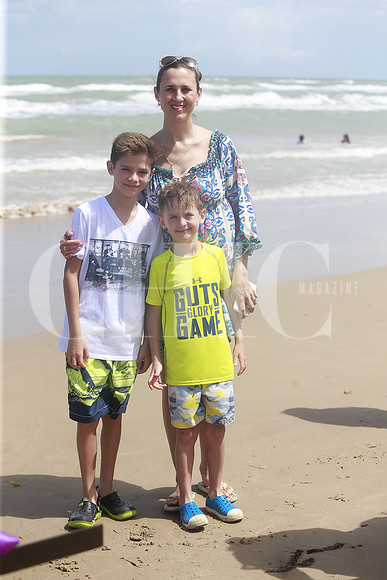 Erika Sada de PAdilla, Juan Pablo Padilla y Andres PAdilla