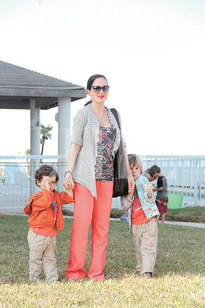 Cristobal Salazar, Nora Garza T. de Salazar y Frank Salazar