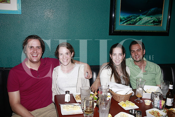 Mauricio Hinojosa, Ana Paola Reiter de Hinojosa, Paola Treviño y Guillermo Bortoni