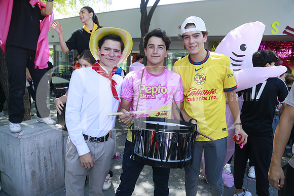 Rafa Macias, Gabriel Carrillo y Mateo Zavala