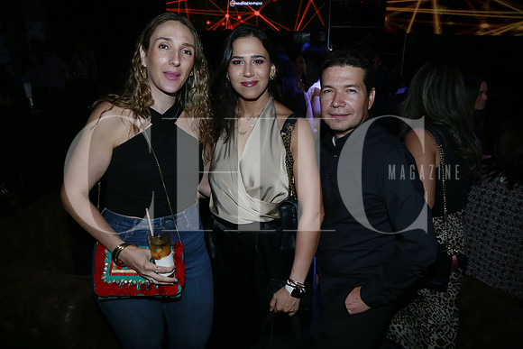 Emilia Batarce, Liz Vidal y Sergio Rodríguez