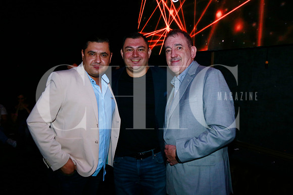 Ismael Chávez, Yair Martínez y Enrique Bilbao